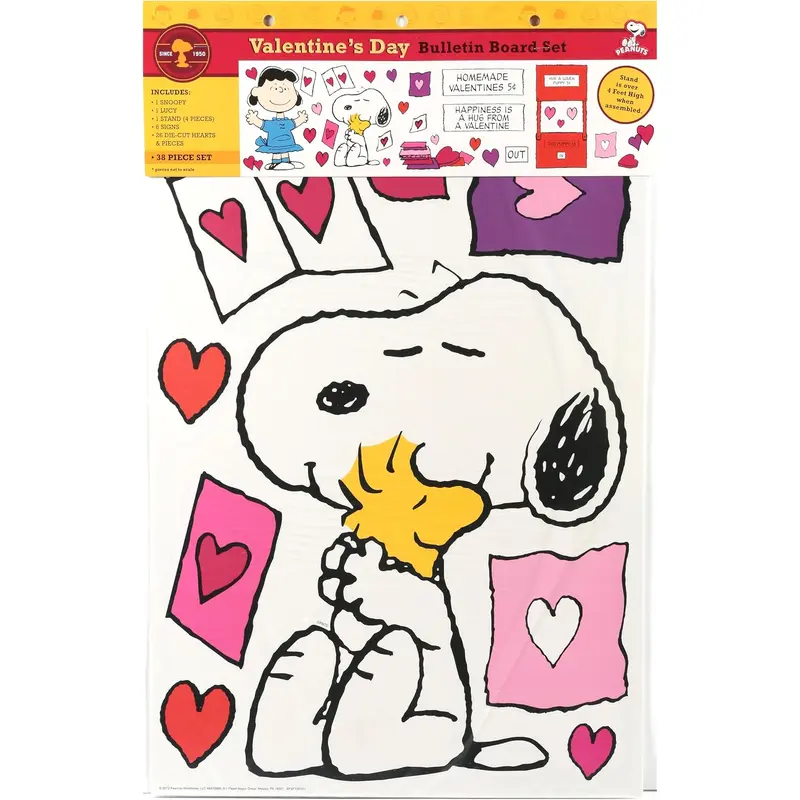 Eureka Peanuts Valentine's Day Bulletin Board Set (EU 847689)
