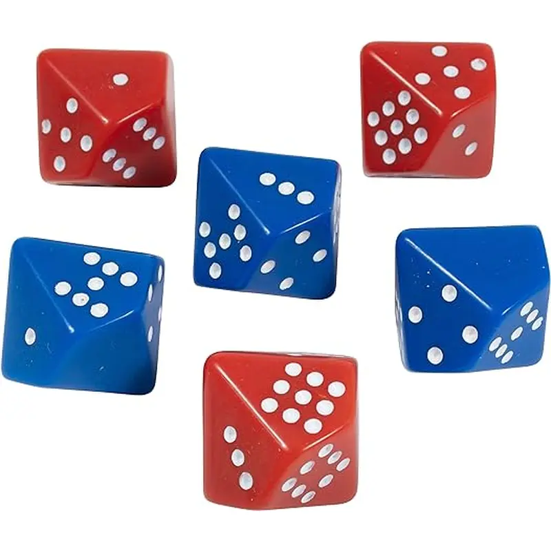 Learning Advantage Subitizing Dice, Set of 6 (CTU 7399)