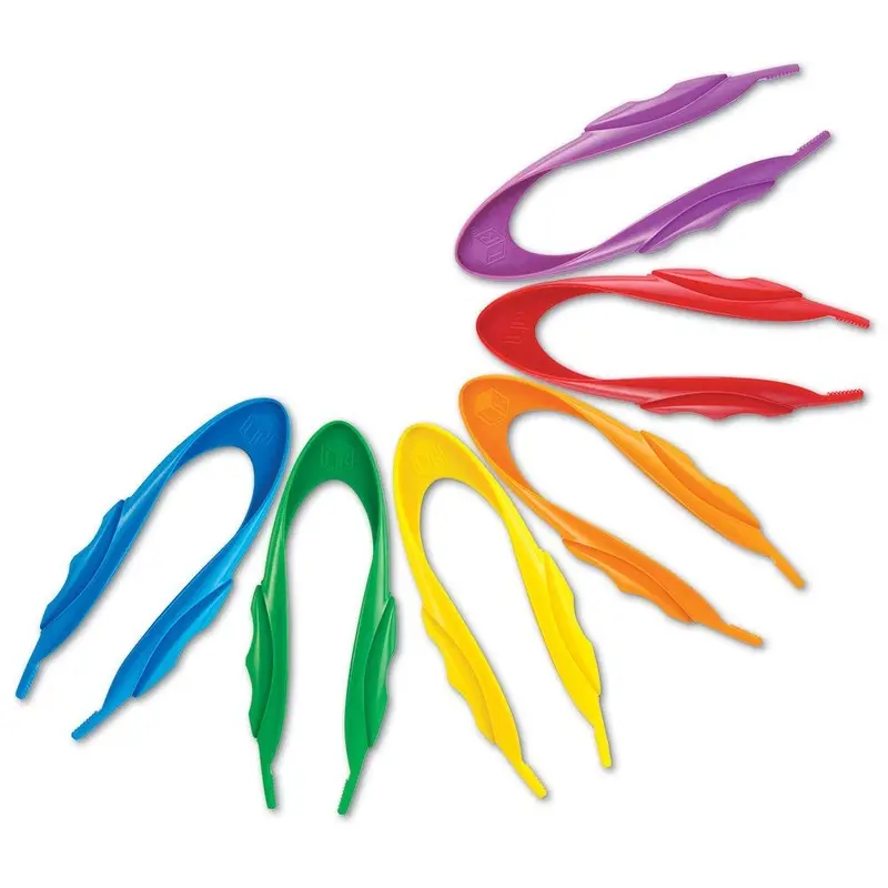 Learning Resources Primary Science Jumbo Tweezers, Pack of 12  (LER1963)