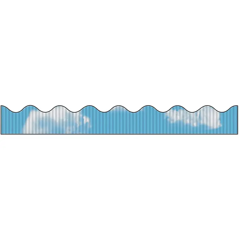Pacon Decorative Bordette Border, Clouds 2 1/4" x 25' (P0037930)