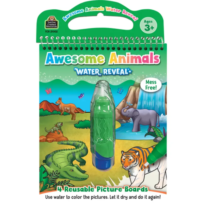 Teacher Created Awesome Animals Water Reveal (TCR 21002)