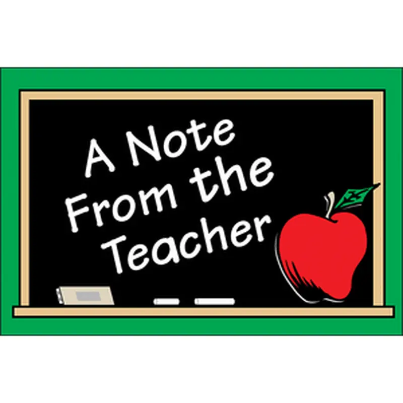 Teacher Created A Note From the Teacher Postcards (TCR 1202)