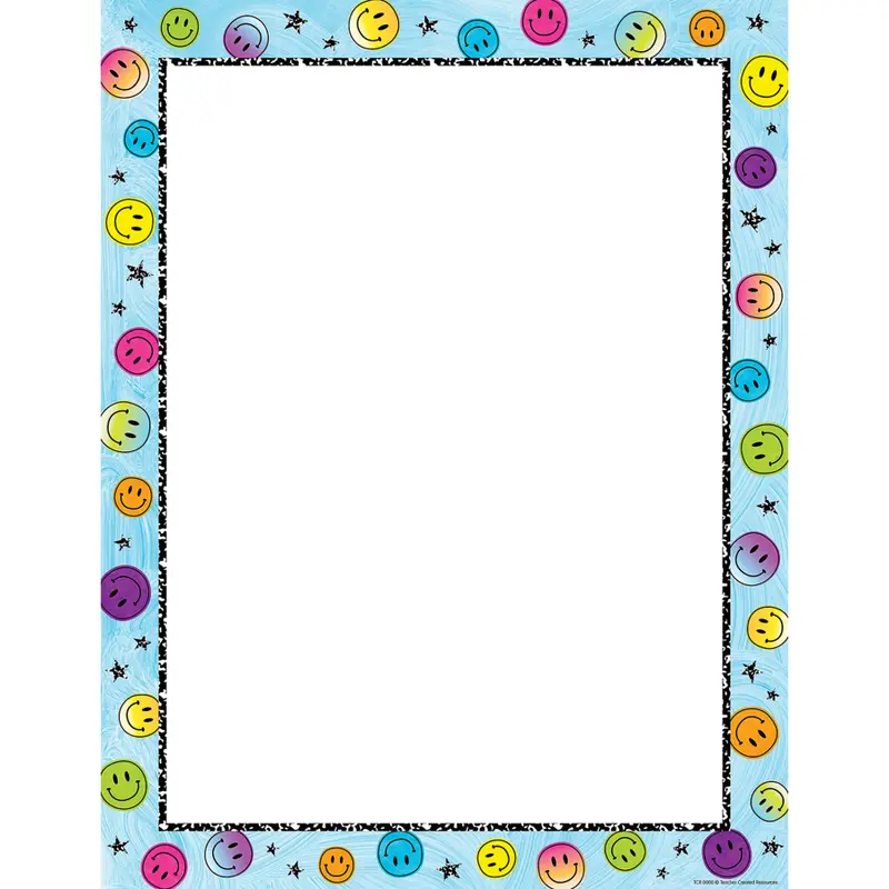 Teacher Created Brights 4Ever Blank Chart (TCR 7471)