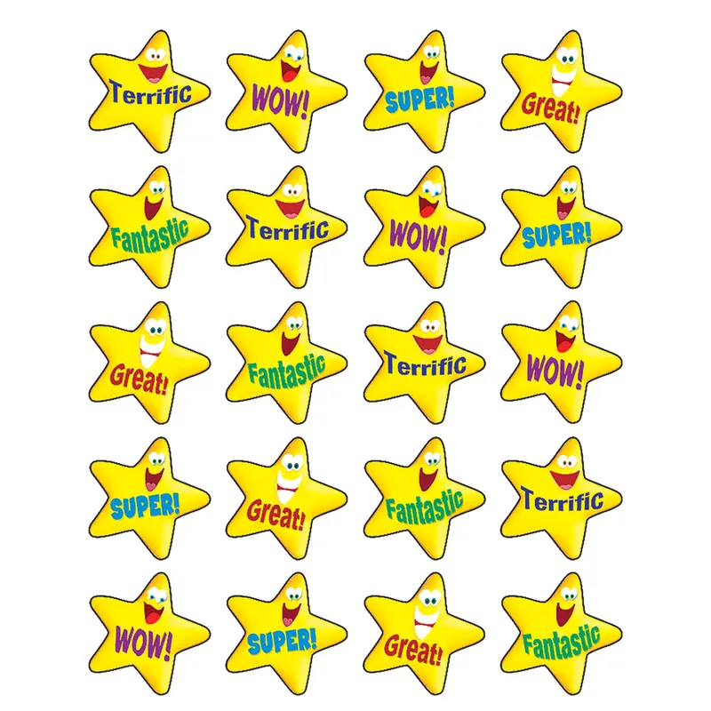 Teacher Created Encouraging Stars Stickers, Pack of 120 (5126)