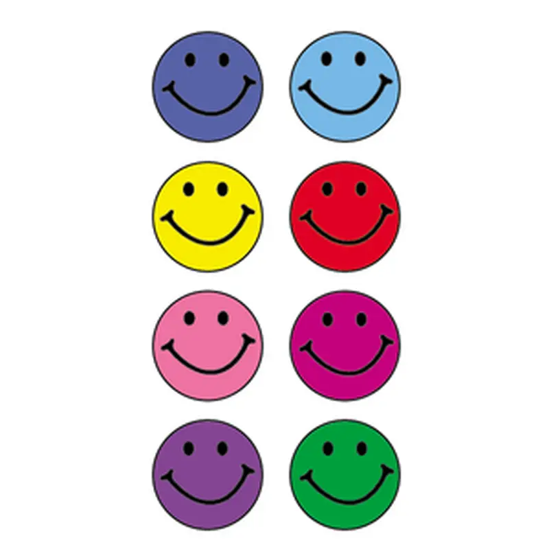 Teacher Created Happy Faces Mini Stickers (TCR 1236)