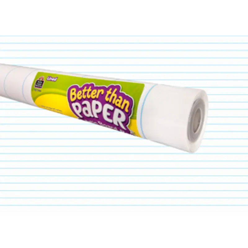 Teacher Created Lined Better Than Paper Bulletin Board Roll, 4' x 12' (TCR 77910)