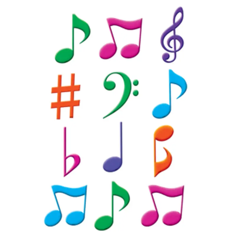 Teacher Created Musical Notes Mini Accents (TCR 5482)