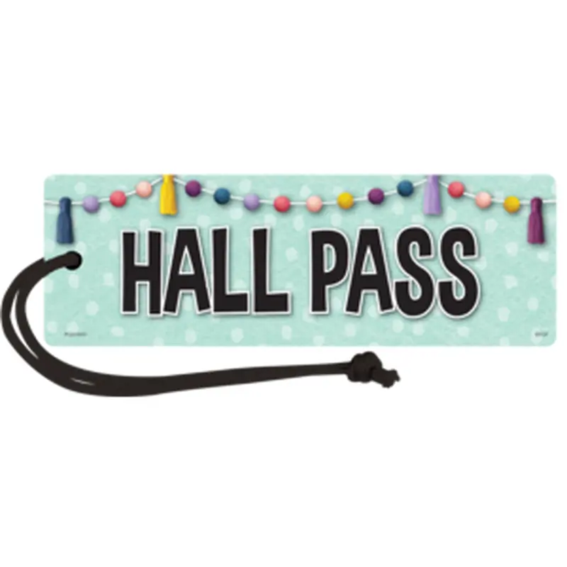 Teacher Created Oh Happy Day Magnetic Hall Pass (TCR 77518)
