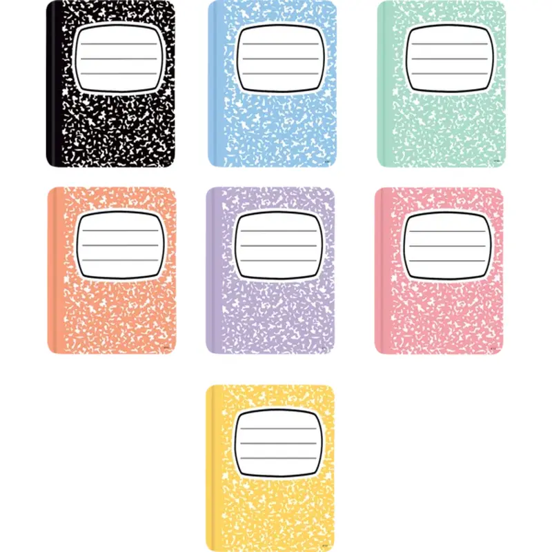 Teacher Created Resources Cool for School Composition Books Accents (TCR 9331)