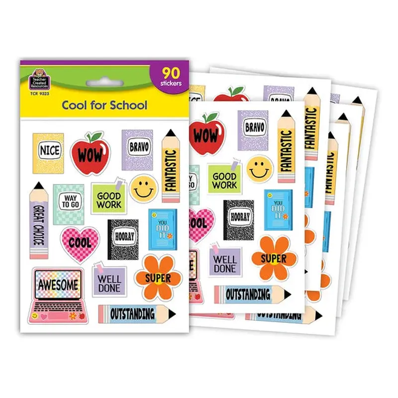 Teacher Created Resources Cool for School Stickers (TCR 9323)