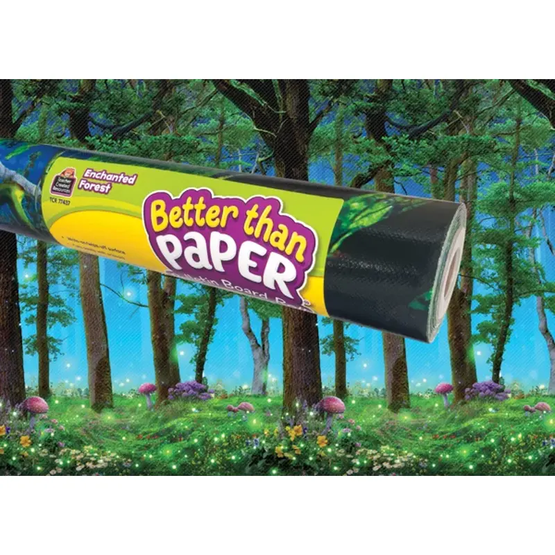 Teacher Created Resources Enchanted Forest Better Than Paper Bulletin Board Roll (TCR 77437)