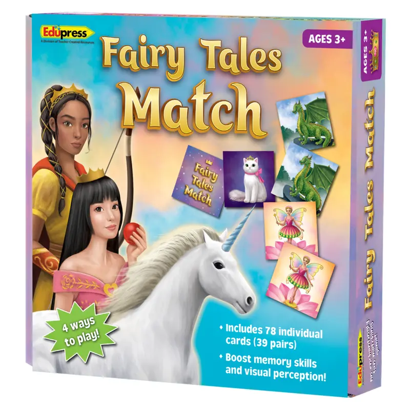 Teacher Created Resources Fairy Tales Match Game (TCR 63282)