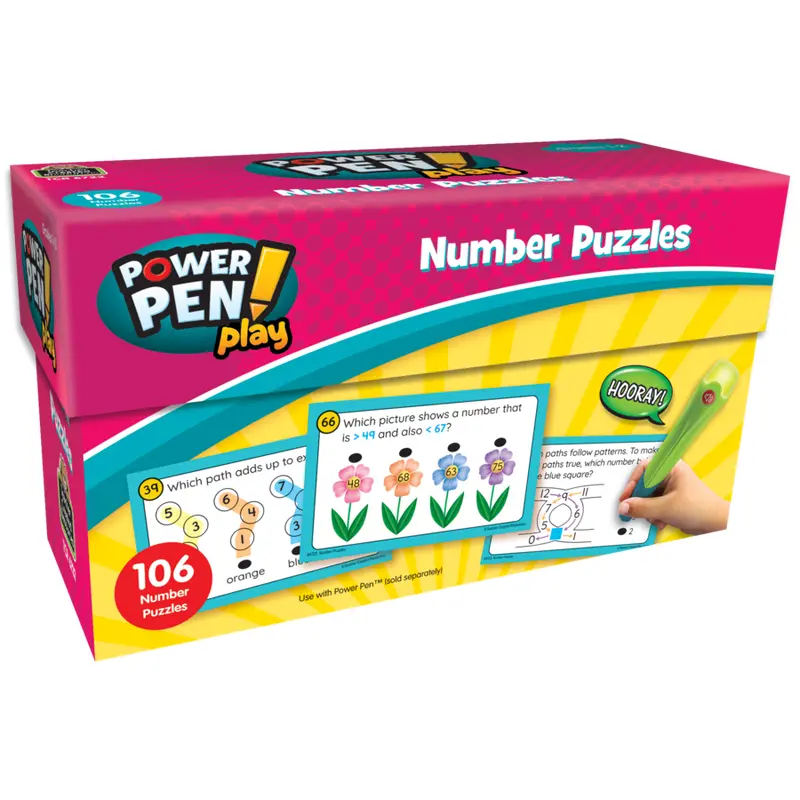 Teacher Created Resources Power Pen Play: Number Puzzles Grades 1-2 (TCR 6722)