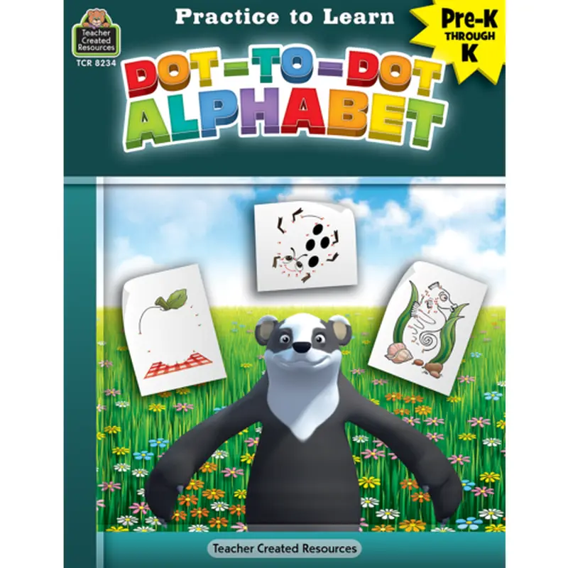 Teacher Created Resources Practice to Learn: Dot-to-Dot Alphabet (TCR8234)