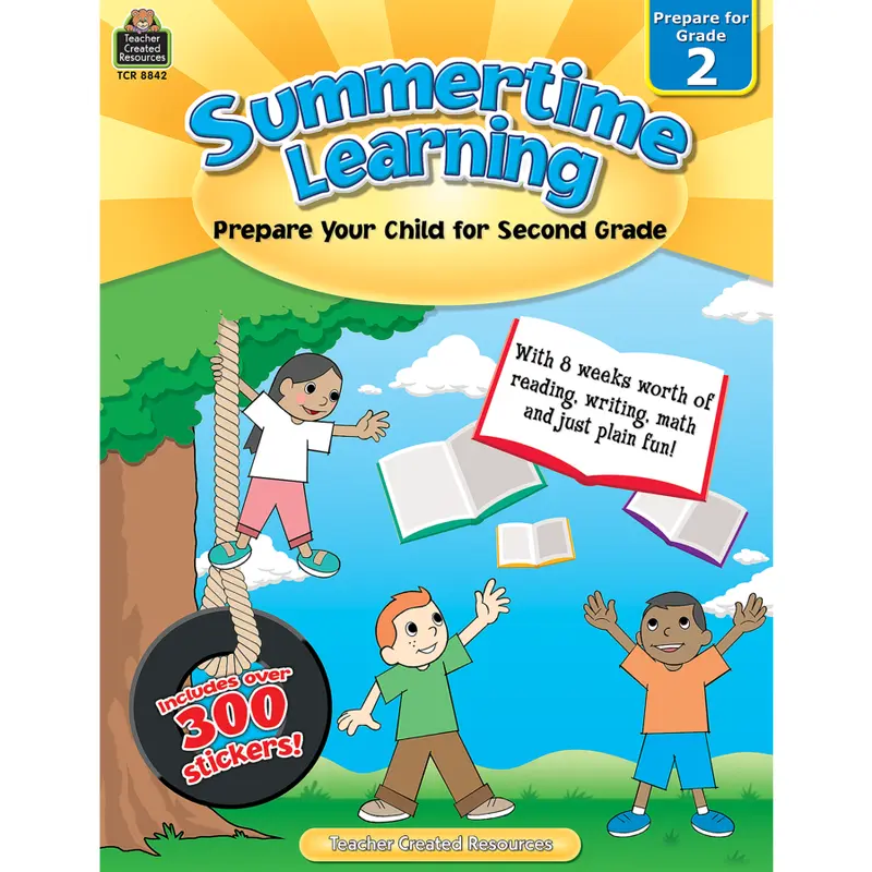 Teacher Created Resources Summertime Learning Preparing for Grade 2 (8842)