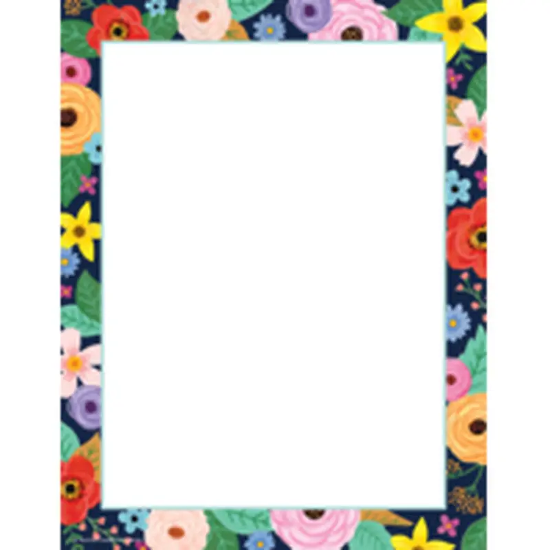 Teacher Created Resources Wildflowers Computer Paper (TCR 6697)