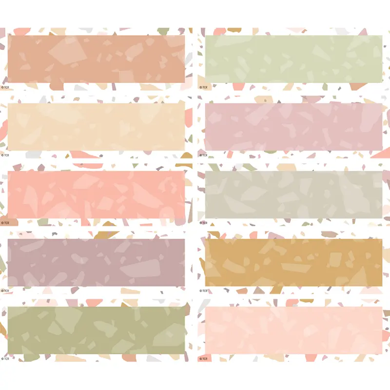Teacher Created Terrazzo Tones Labels Magnetic Accents (TCR 77066)