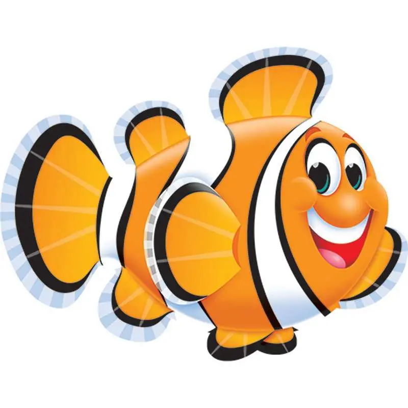 Trend Enterprises Clown Fish Small/Large Accents, 36 Packs (T10125/T10592)Small