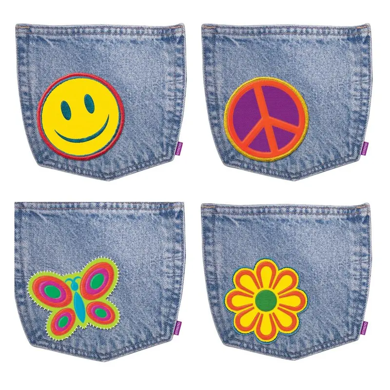 Trend Enterprises Jazzy Jean Pockets Accents Variety Pack, 36 Pack (T10988)
