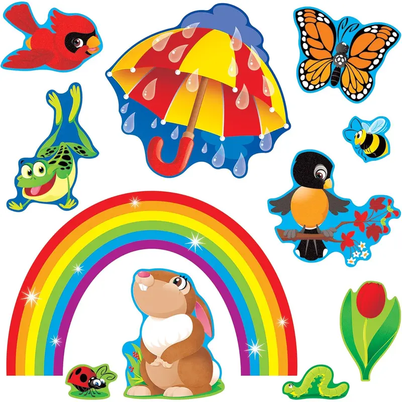 Trend Enterprises Spring Things Bulletin Board Set (T 8171)