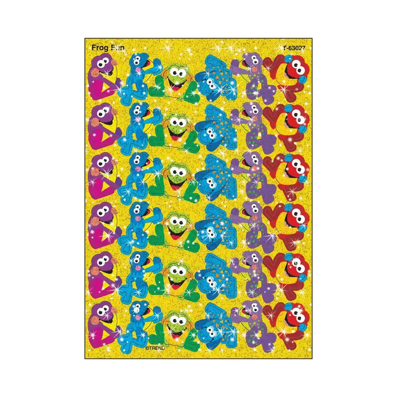 Trend Frog Fun Sparkle Stickers (T-63027)