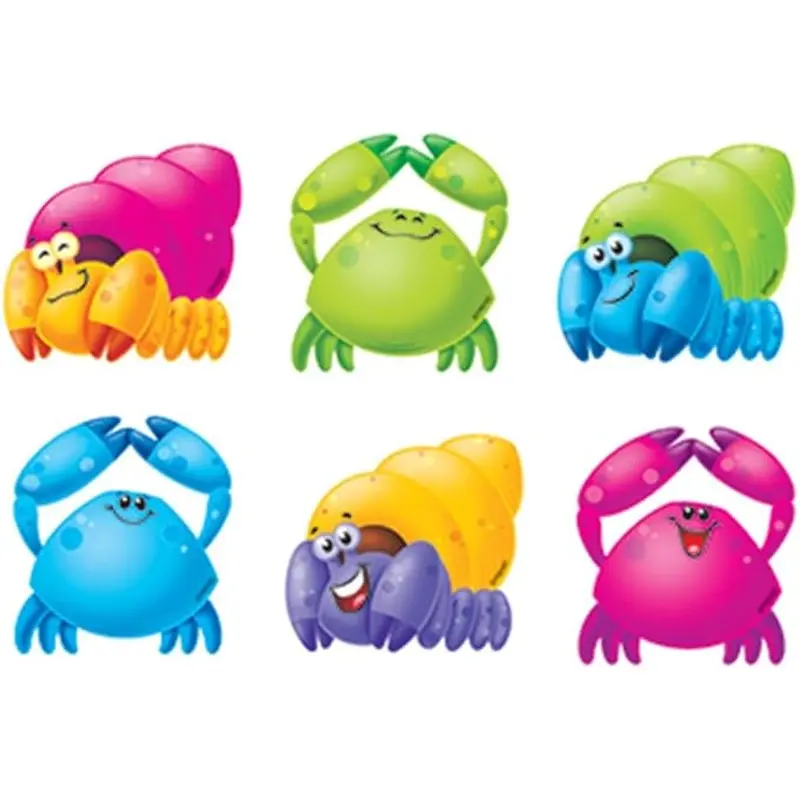 Trend Mini Accents, Happy Crabs , 36 Count (T 10840)