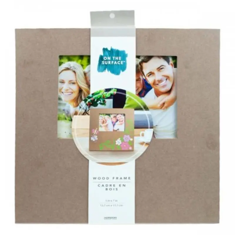 5" * 7" WOOD FRAME WITH DIY SURFACE