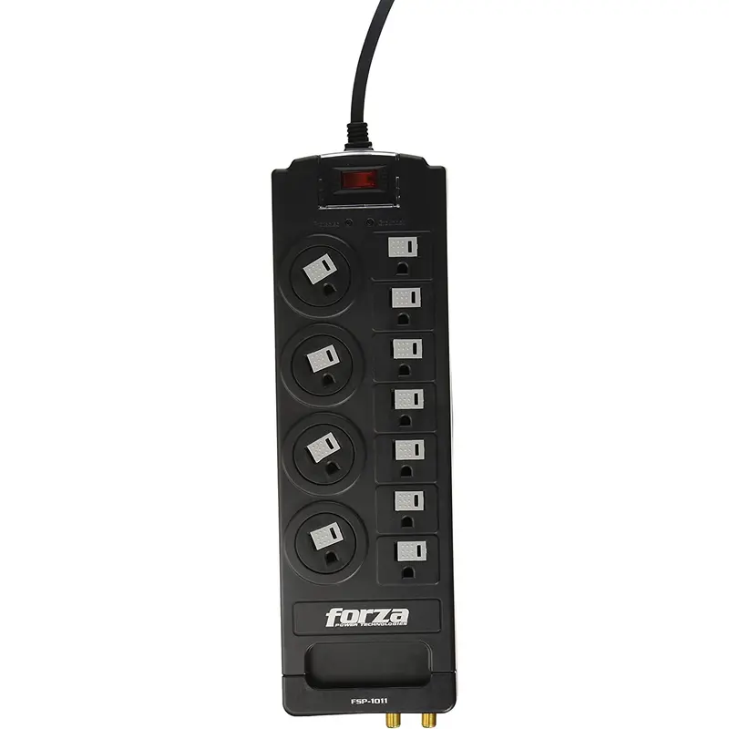 FORZA SURGE PROTECTOR 11 OUTLET NEMA PLUG 110/240V