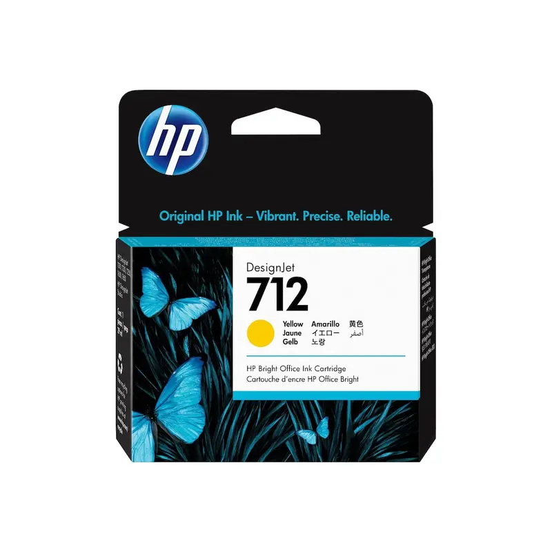 HP 712 YELLOW INK CARTRIDGE