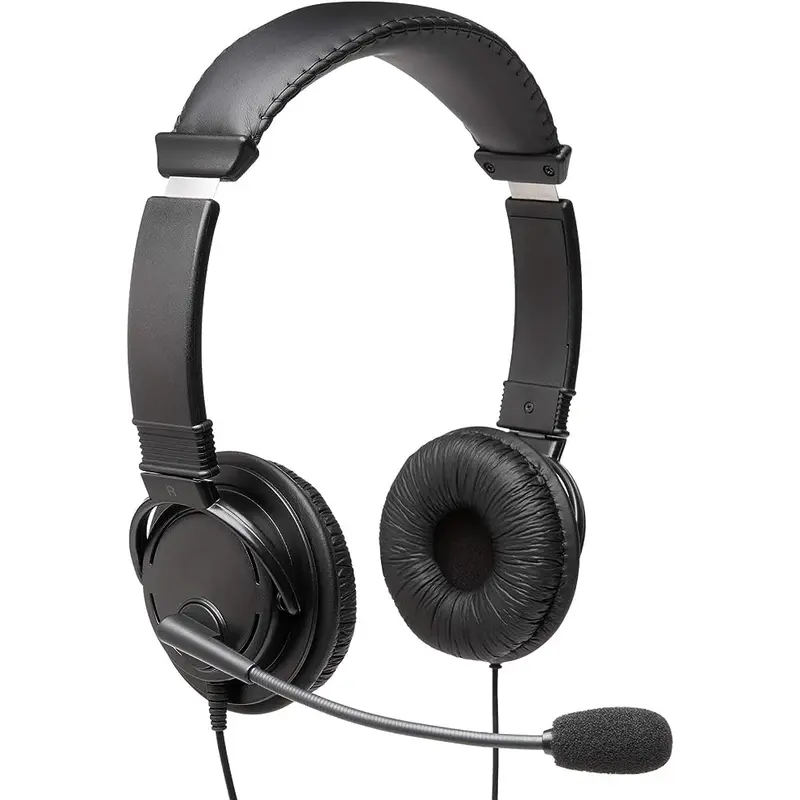 Kensington Hi-Fi Headphones with Mic, 6ft cable