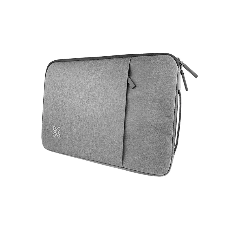 KLIPX SQUARE NOTEBOOK SLEEVE 15.6" SILVER