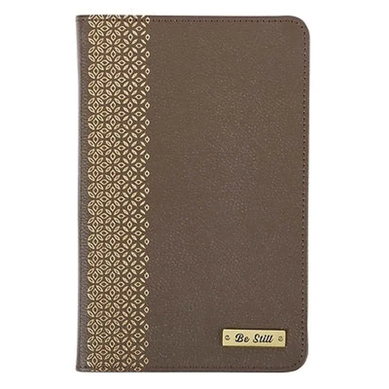 LEATHER JOURNAL BE STILL BADGE
