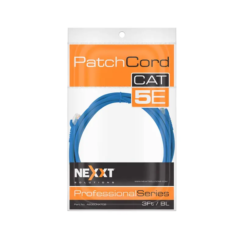 NEXXT 3FT CAT5E PATCH BLUE