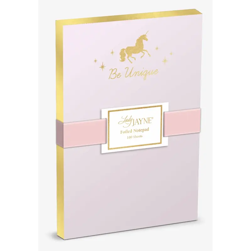 NOTEPAD FOIL SHEET - BE UNIQUE