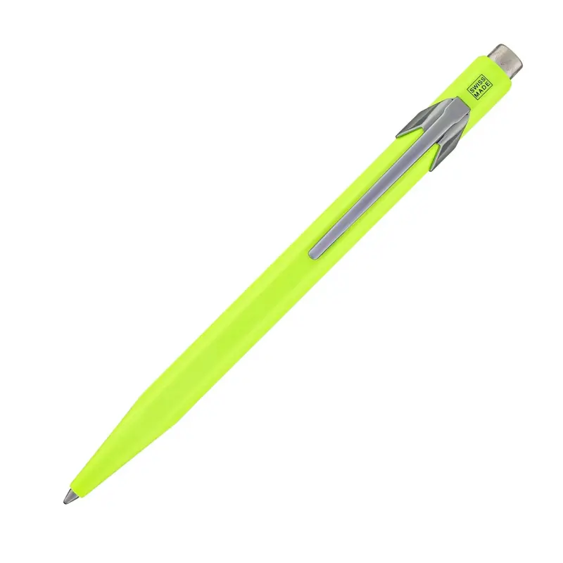 Caran d'Ache 849 Metal Ballpoint - Fluorescent Yellow