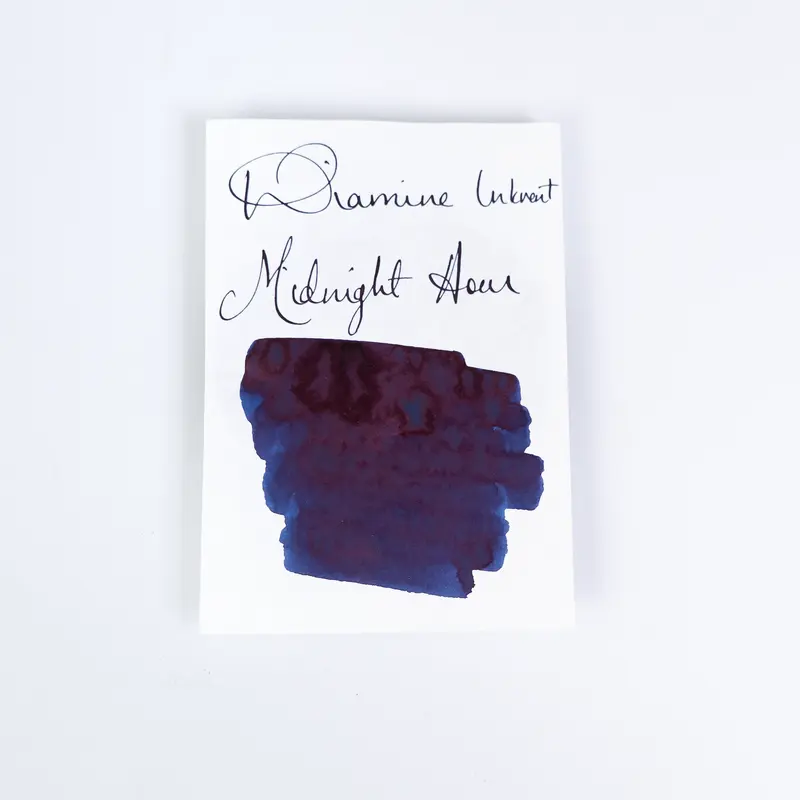 Diamine Midnight Hour (50ml) Bottled Ink (Sheening) - Blue Edition