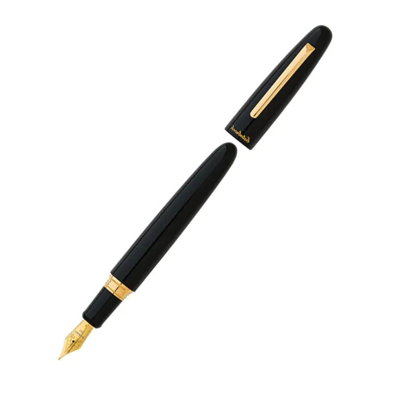 Esterbrook Estie Oversized Fountain Pen - Ebony with Gold TrimExtra-Fine
