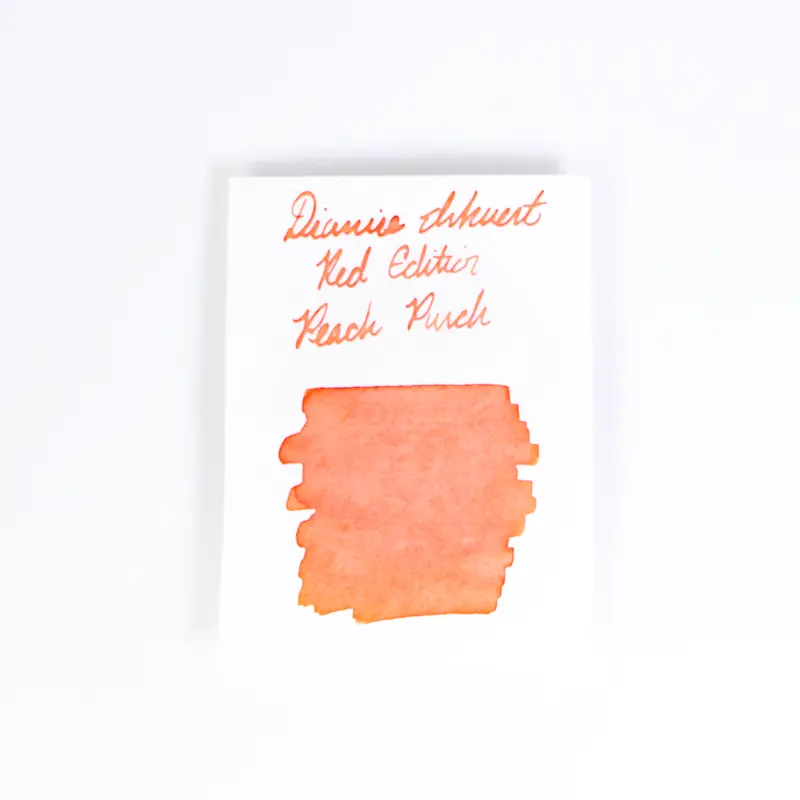 Diamine Peach Punch (50ml) Bottled Ink - Red Edition