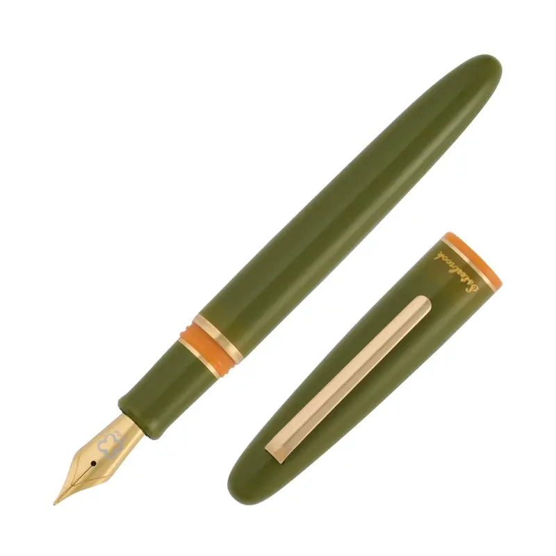 Esterbrook Estie Fountain Pen - Quirky Leaf with Gold Trim (Back to the Land)Extra-Fine