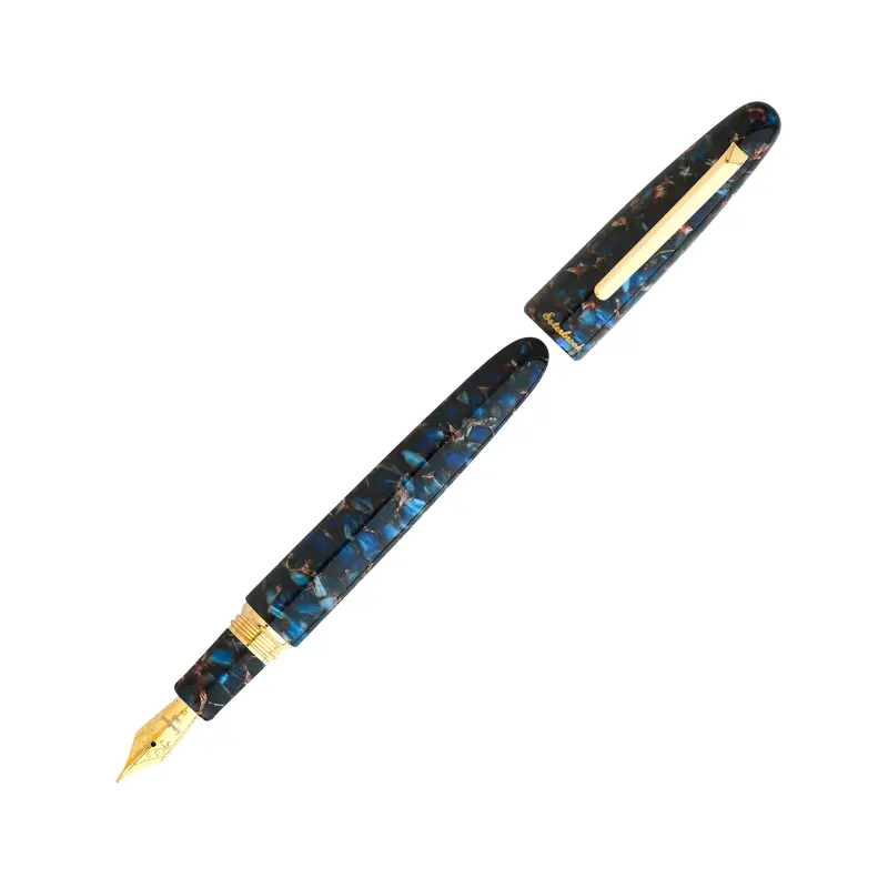 Esterbrook Estie Oversized Fountain Pen - Nouveau Bleu with Gold TrimExtra-Fine