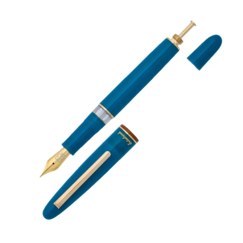 Esterbrook Estie Piston Fountain Pen - Funky Lake with Gold Trim (Button Fill - Back to the Land)Extra-Fine