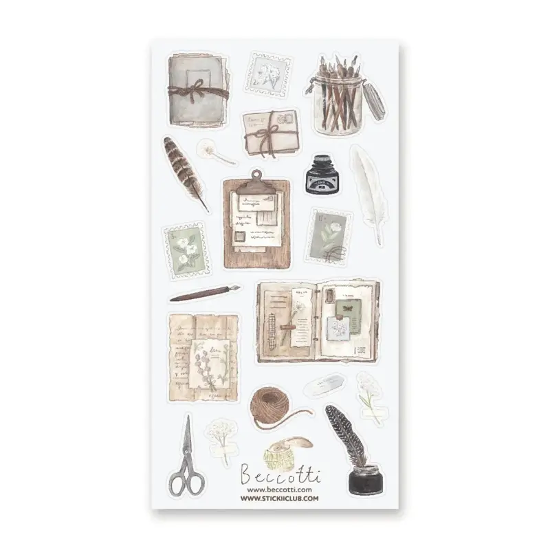 Faire Stickii Sticker Sheet - Study With Me