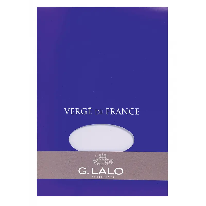 G. Lalo Stationery Verge de France A5 Stationery Writing Pad  - White