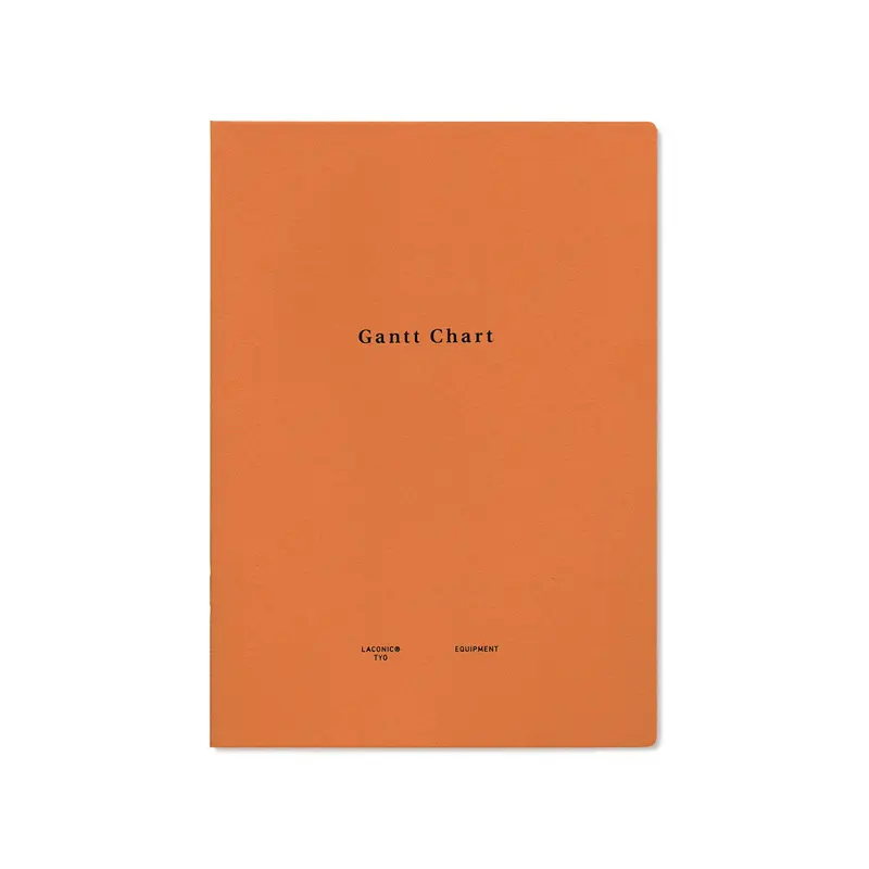 Laconic Style Notebook - Gantt Chart