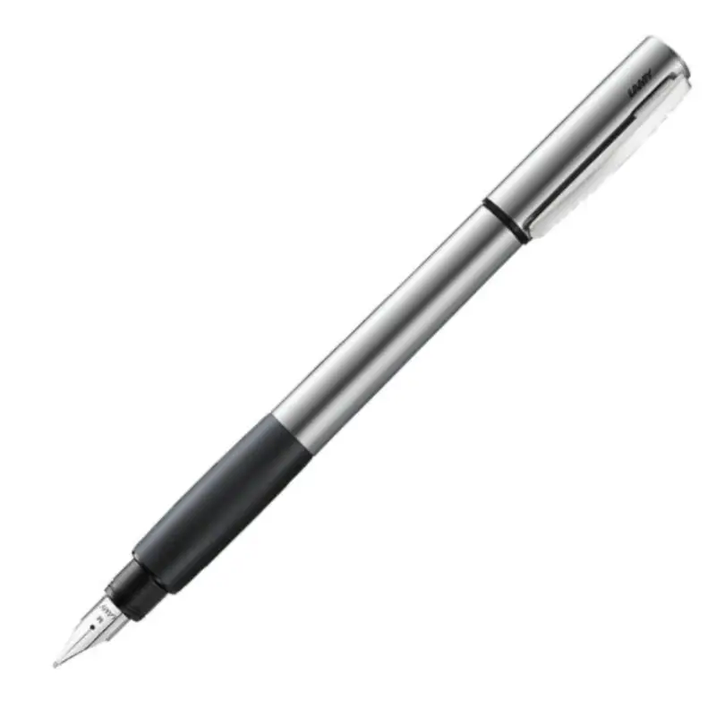 LAMY accent Fountain Pen - Aluminum and BlackExtra-Fine