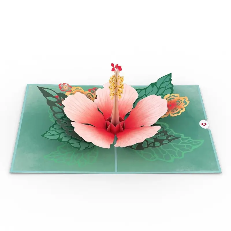 Lovepop Pop-Up Card - Hibiscus Bloom