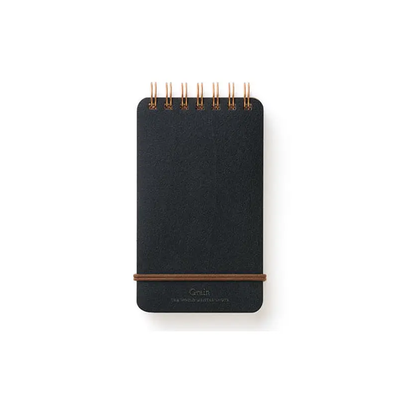 Midori Grain Memo Pad - Black