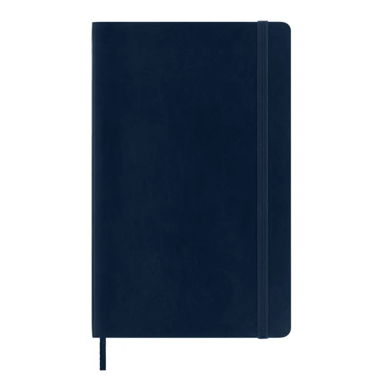 Moleskine Large Softcover Classic Squared Notebook - Sapphire Blue