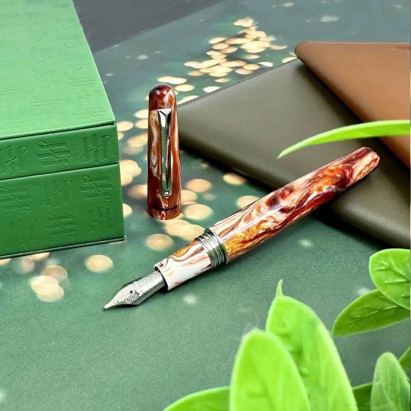 Montegrappa Elmo Fountain Pen - Brown Sugar Milk (Dromgoole's Exclusive)Extra Fine