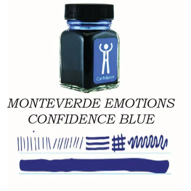 Monteverde Confidence Blue (30ml) Bottled Ink
